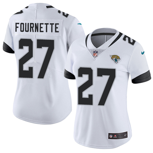 Nike Jacksonville Jaguars 27 Leonard Fournette White Women Stitched NFL Vapor Untouchable Limited Jersey